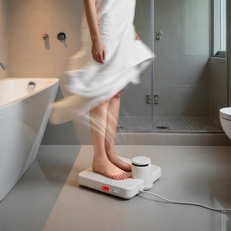 

Сушилка для тела в ванную, мягкий теплый воздух, быстрая сушка после душа, 70-80 ° Тщательная сушка, без слепых зон