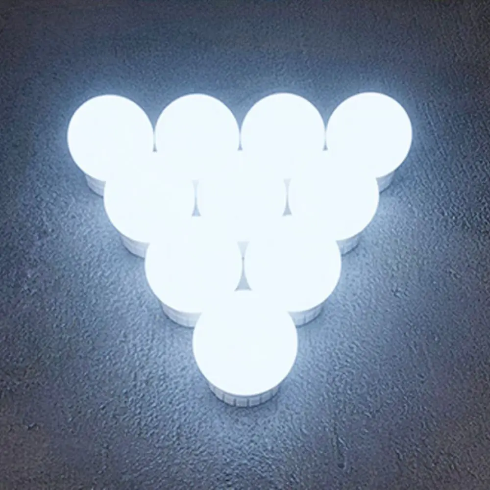 Hollywood LED Makeup Mirror Lights USB Dimmable Vanity Lamp For Dressing Table Cosmetic Beauty Room Wall Lighting