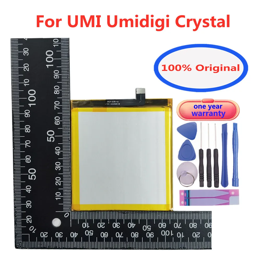 

Umidigi Crystal Replacement Battery For UMI Umidigi Crystal New 100% Original 3000mAh Capacity Smart Mobile Phone Batteries