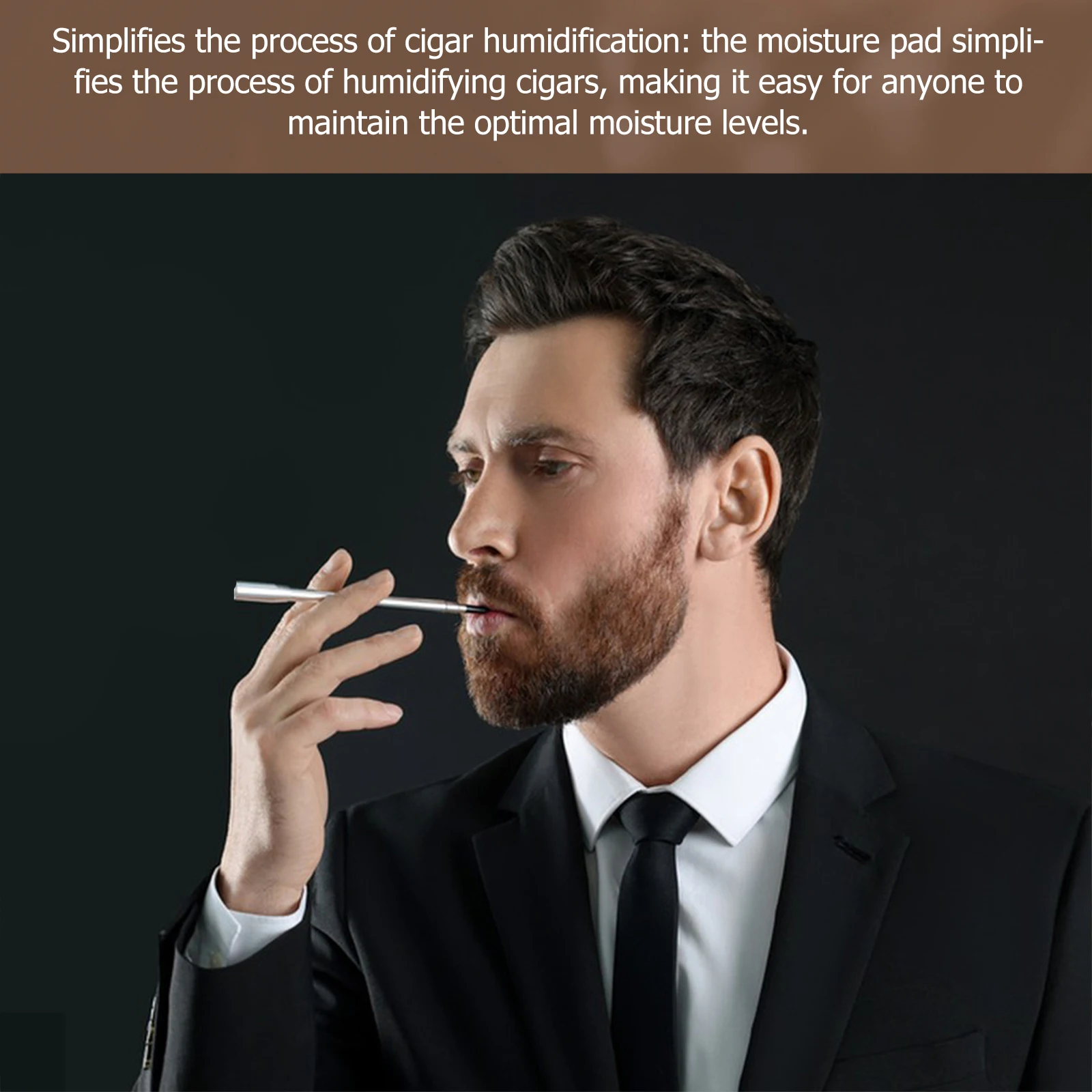 

Cigar Humidifier Moisture Pad For Humidor Stainless Steel Abs Sponge Sustained Hydration Reusable Cigar Humidity Packs