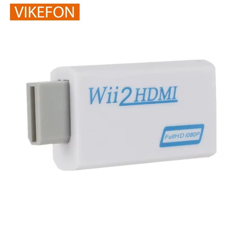 Full HD 1080P Wii To HDMI Compatible Converter Adapter Wii2HDMI Compatible Converter 3.5mm Audio for PC HDTV Monitor Display