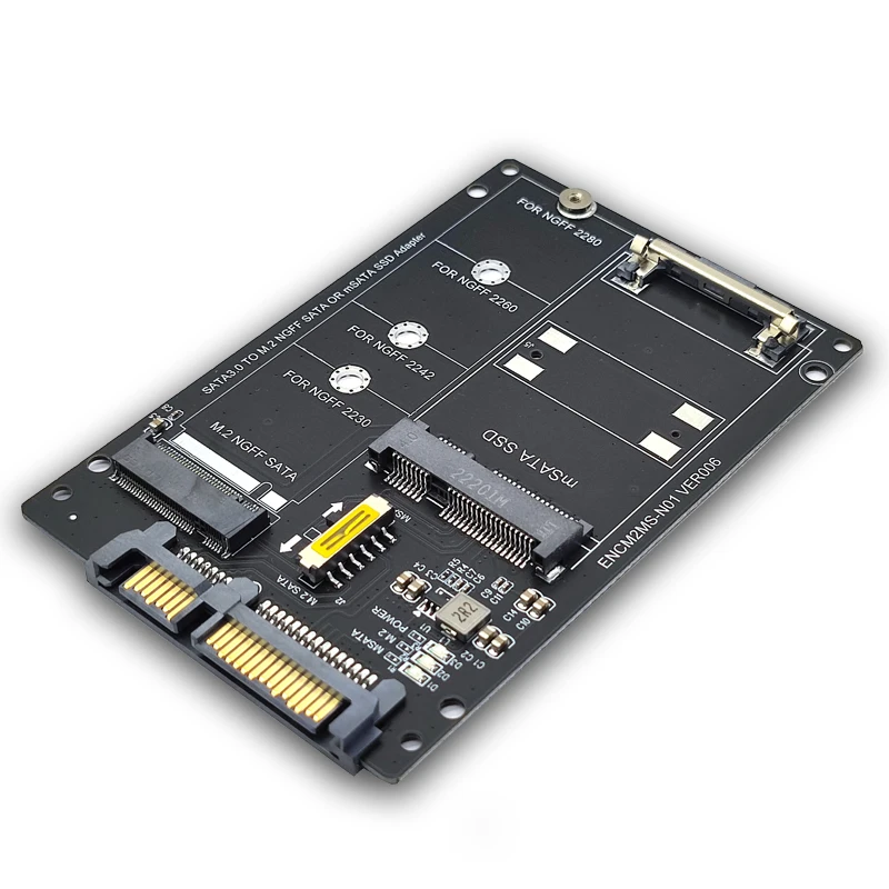 

Переходник SSD M2 Для Samsung SATA, конвертер M.2 на SATA 3,0 6 ГБ, переходник M2 на SATA 2,5 дюйма, плата для NGFF M.2 SSD mSATA SSD