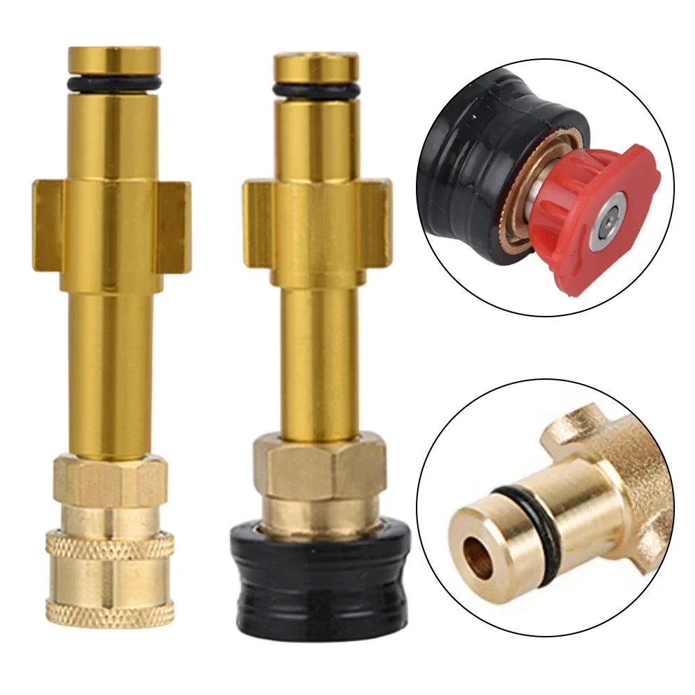 High Pressure Washer Adapter Quick Connect Leak Proof For Connecting Foam Sprayer And Home Garden Cleaning Tasks