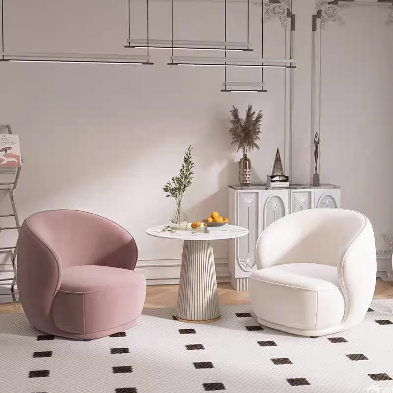 

Luxury cream style living room, lounge, reception area, Internet celebrity milk tea shop, single chair GN142TB