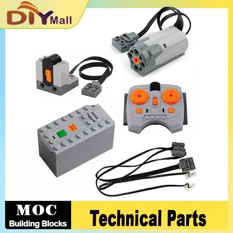 

MOC Power Functions Pro Motor Kit High-Torque Motor with Extended Battery Life for Advanced Brick Building Systems