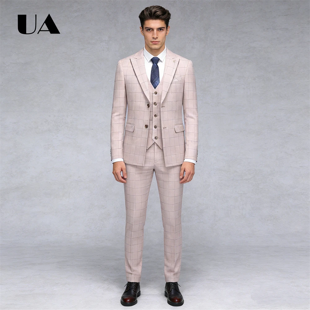 ULBYANRY S-5XL メンズ3ピースフォーマルスーツ - Men'S Grooming Pictures のレビューと価格