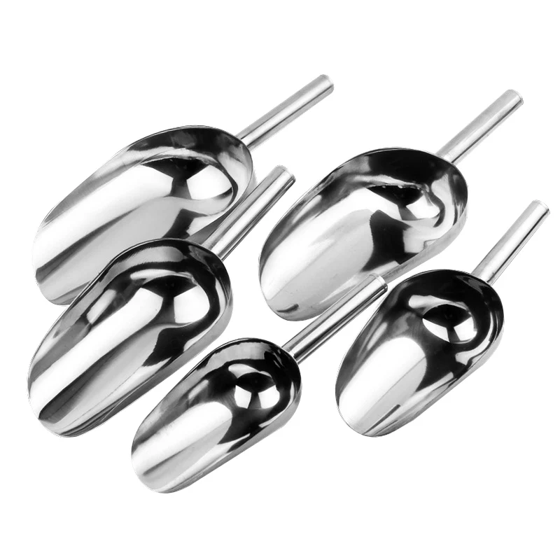 

intop stainless steel multi-size ice scoop flour nuts candy shovel for Weddings Bar Ice Bucket Kitchen Popcorn bar accessories