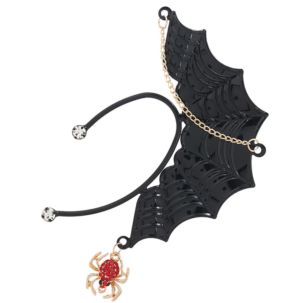 

Fairy Wings Non-piercing Earrings Gothic Ear Cuff Electroplated Black Stylish Party Accessories Clip For Women