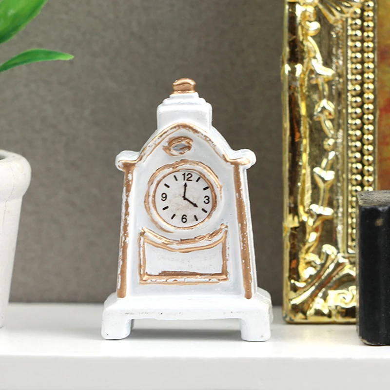 Multi Dollhouse Wall Clock Bird Octagonal Alarm Clocks Doll House Miniature Accessories Pretend Play Living Room Furniture Toys