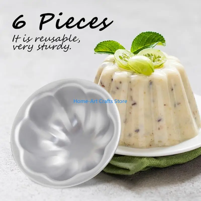 แม่พิมพ์อบอลูมิเนียมอลูมิเนียมที่ทนทานได้สำหรับคัพเค้กที่มีการนำความร้อนสูงและผิวสำเร็จรูป