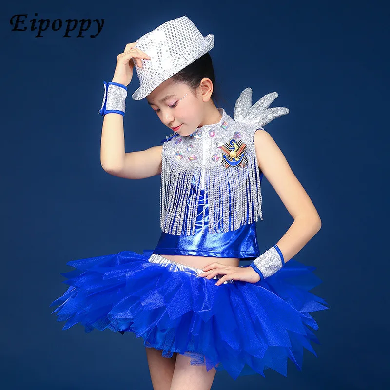 ชุดเต้นรำเลื่อมสำหรับเด็ก, ชุดเต้นรำกระโปรงชุดบัลเล่ต์เด็กหญิงเครื่องแต่งกายวันเด็กอนุบาล