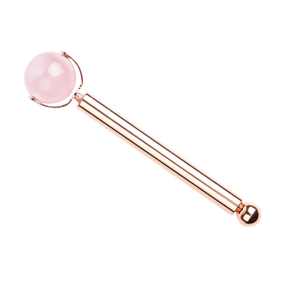 

1 pc Roller Facial Massage Tool For Puffiness Redness Roller Massager Relief Migraine Skin Care Portable Travel Use Pink