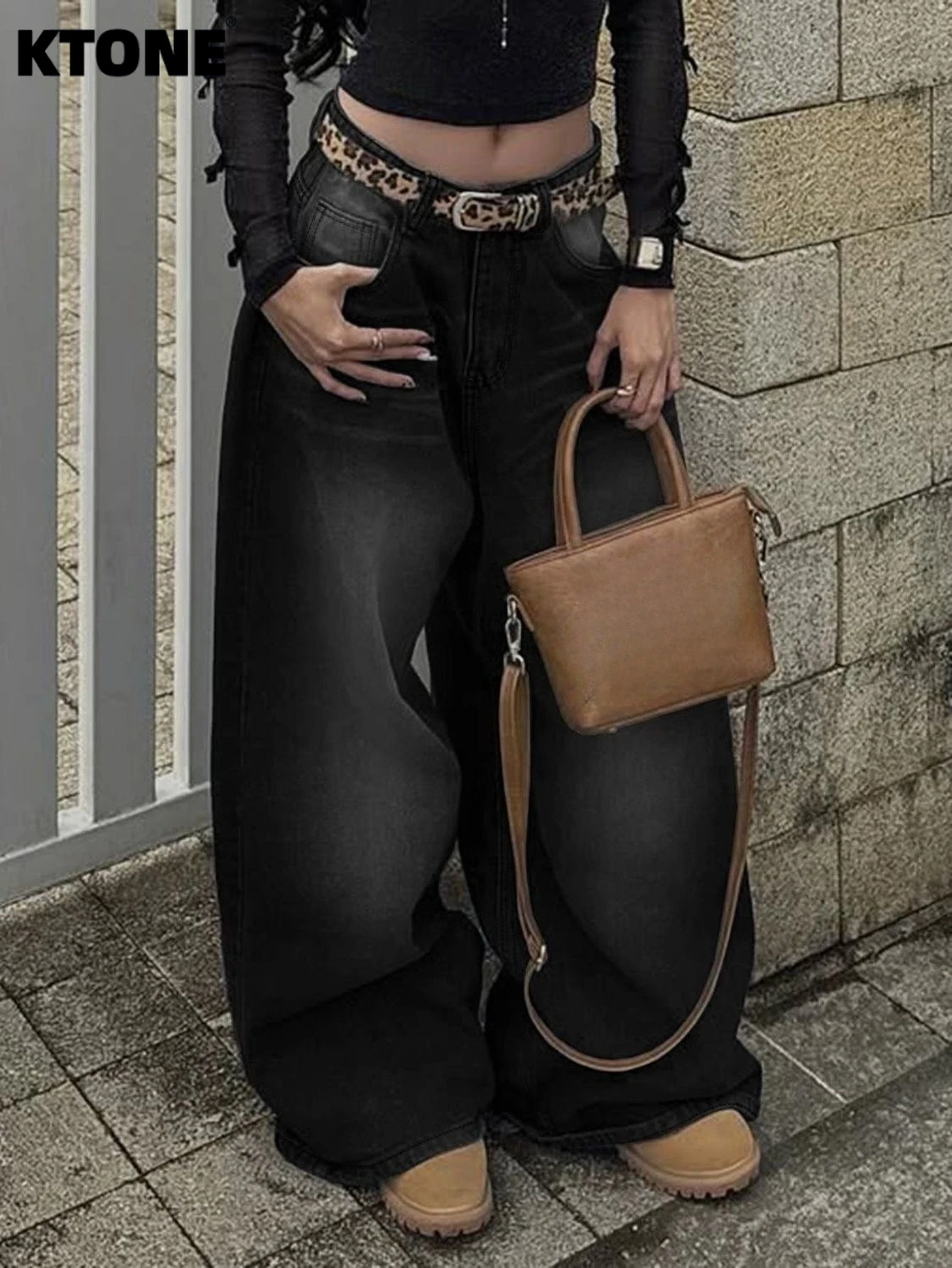 

Jeans Pant Baggy Black Jeans For Man Y2K Drip Unisex No accessories or belts included