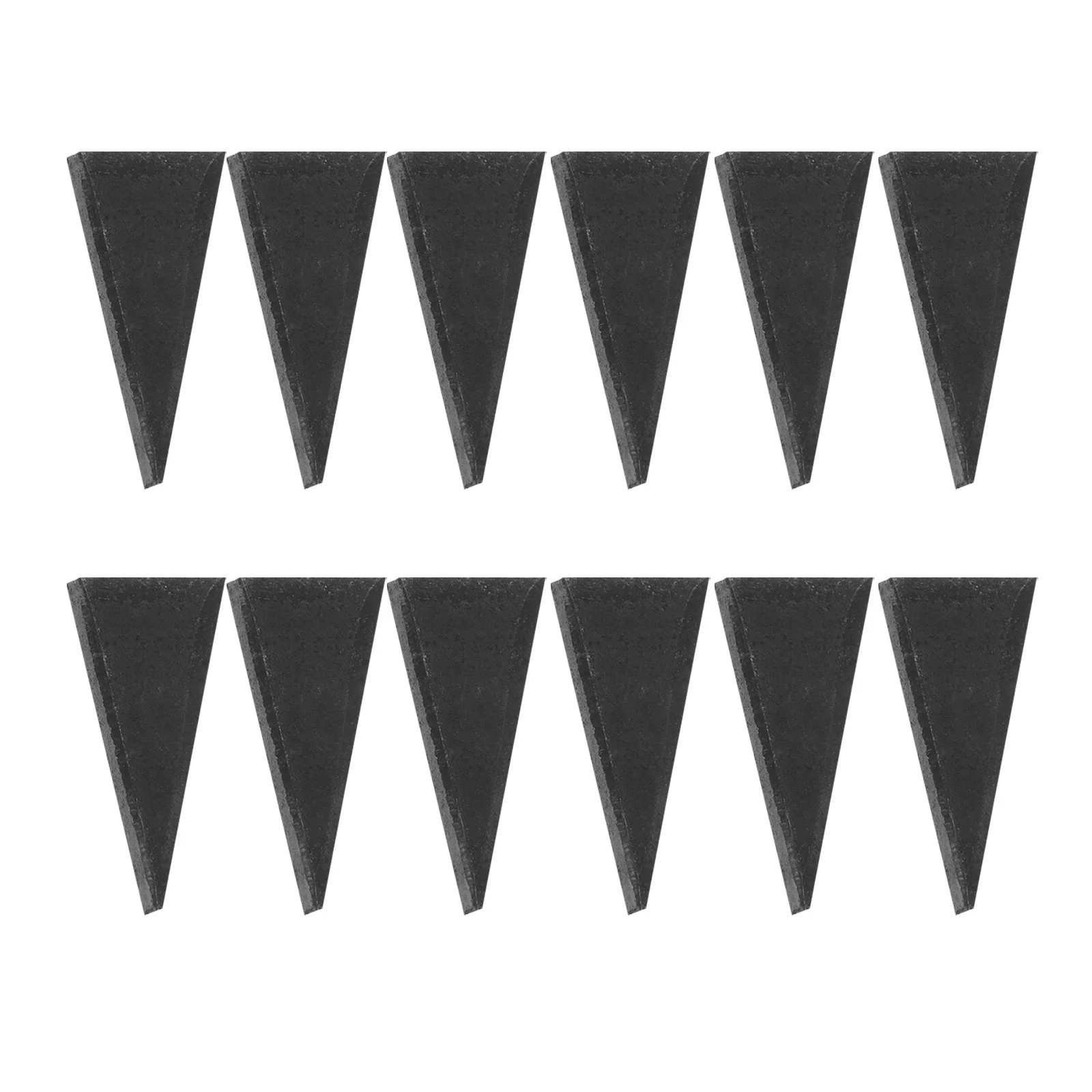 12 قطعة مقبض الفأس إسفين الكربون الصلب سهلة التركيب كفاءة تقسيم مستقرة لأدوات إصلاح الأعمال الخشبية المطرقة إسفين #3