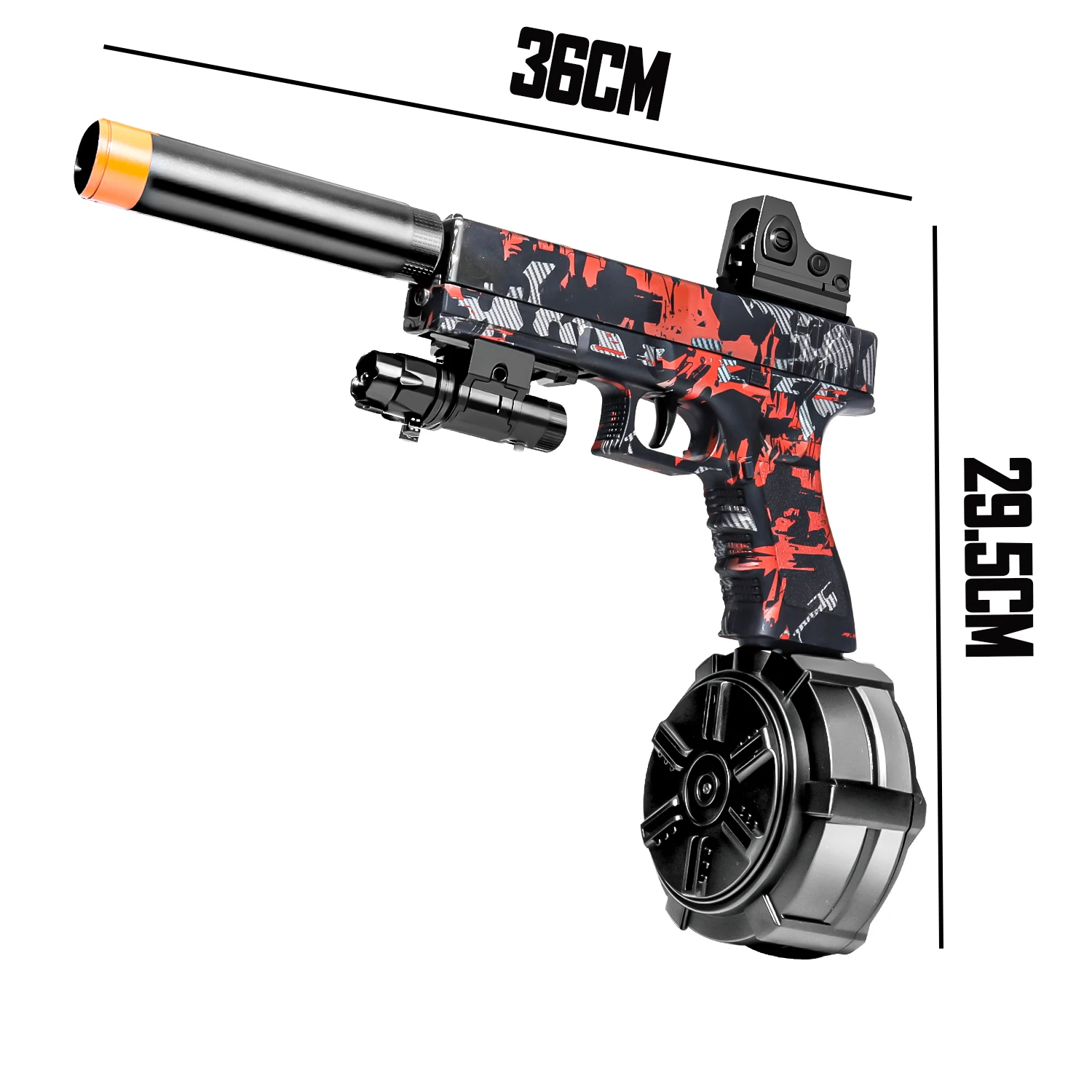 Pistola elettrica a gel! Pistola giocattolo, giocattoli con palline antispruzzo automatici e completamente automatici, blaster elettrico per esterni, tiro con proiettili in gel, sui