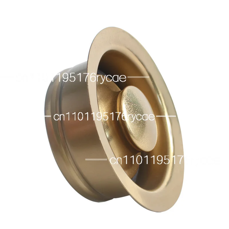 Efficient Kitchen Waste Disposal System Sewer Waste Shredder Kitchen Food Waste Disposer, Drain PVD Vacuum Gold-Plated Shredder,