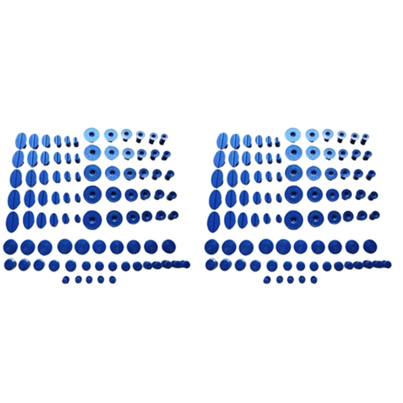 180 Pcs Puller Tabs Paintless Dent Repair Tabs Glue Pulling Tabs Kit For Small Dent