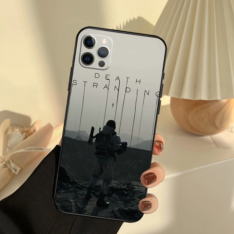 لعبة الموت تجديل حالة الهاتف آيفون 13 16 15 11 12 14 17 برو ماكس 12 ميني 15 16 زائد 16e 17 غطاء الهواء فوندا #2