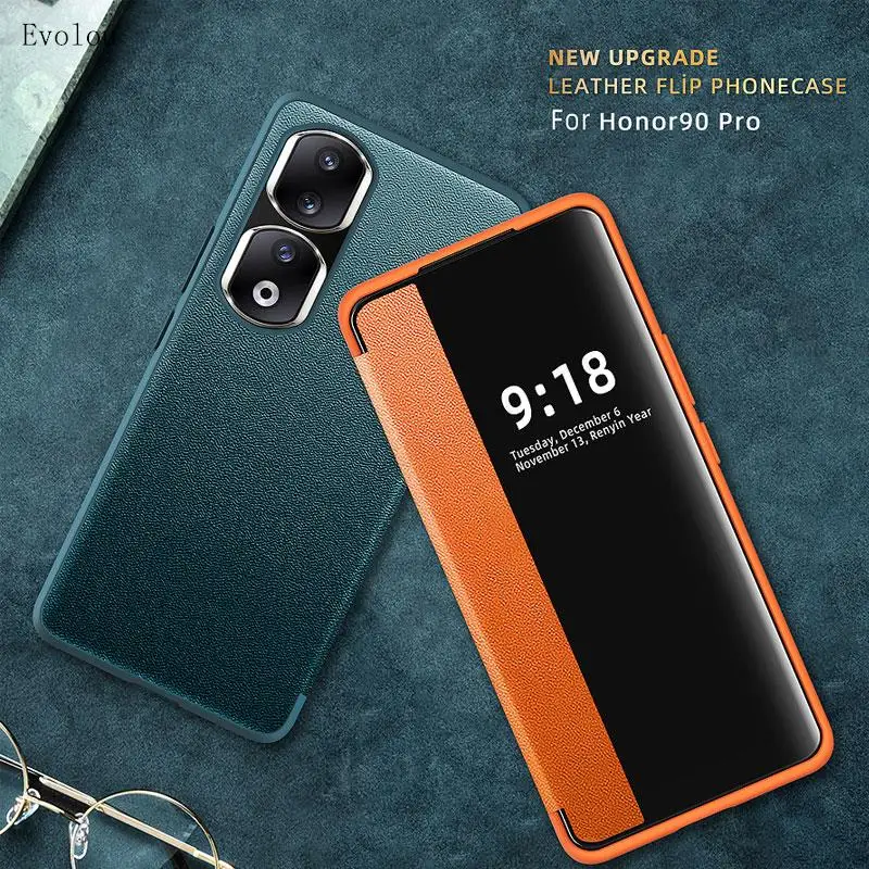 

Чехол-книжка с окошком для экрана Huawei Honor 90 Pro 90pro Honor90