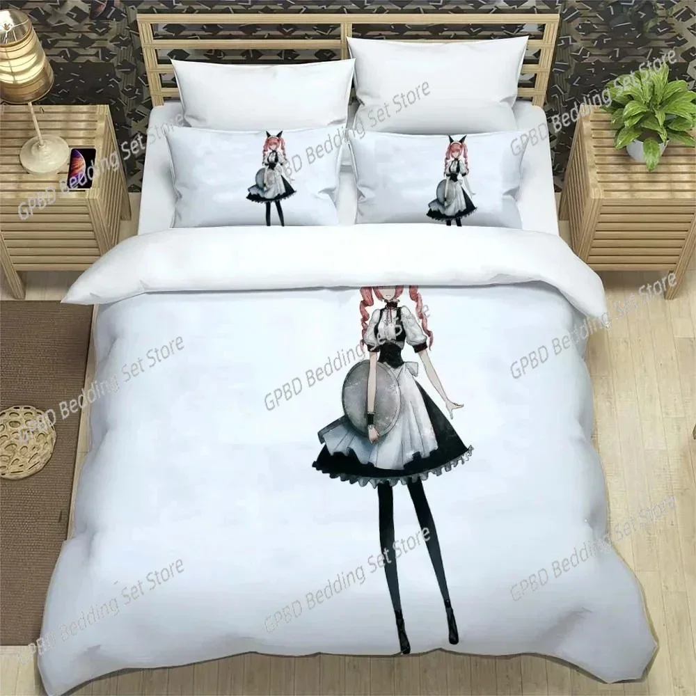

Cartoon anime fashion print Comfortable Duvet Quilt Cover Pillowcase Bedding Set Children Bedroom Decoration Home Textile