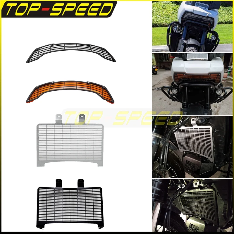 Scheinwerfer Schutzschild Abdeckung Scheinwerfer Kühlergrill Schutz Kühler Grills chutz für Harley Pan America 1250 s ra1250 ra1250s