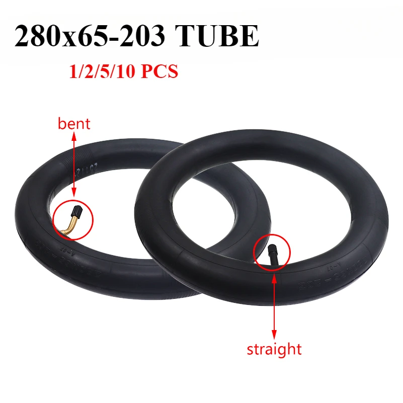 1/2/5/10 PCS 280x65-203 Inner Tube for Children's Tricycle Baby Trolley Pneumatic  Tire   Accessories Camera