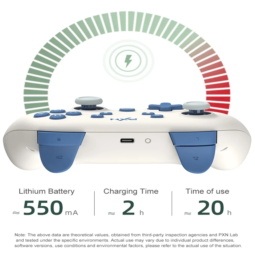 وحدة تحكم لاسلكية PXN P50 Pro - لجهاز Switch/iOS 16/PC Steam مع وظيفة Macro TURBO