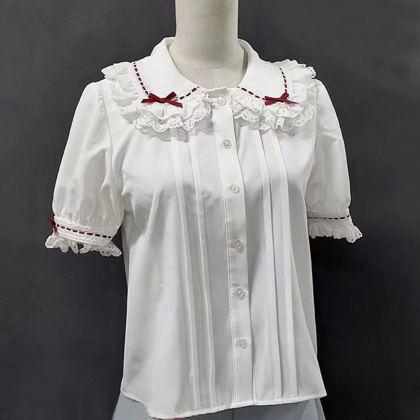 Short sleeved red4