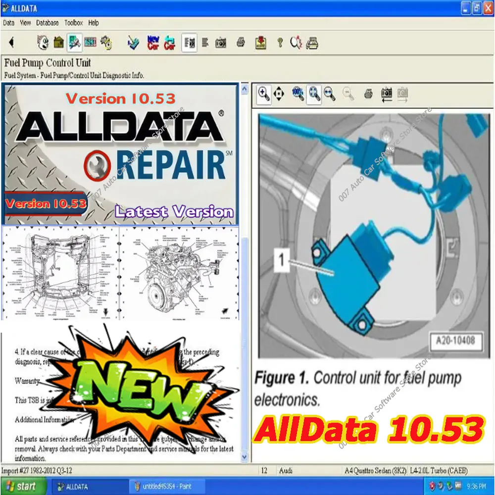 2026 AllData 10.53 برنامج إصلاح السيارات 2026 تشخيص وصيانة بيانات السيارة الشاملة مع مخطط الأسلاك للمركبات #2