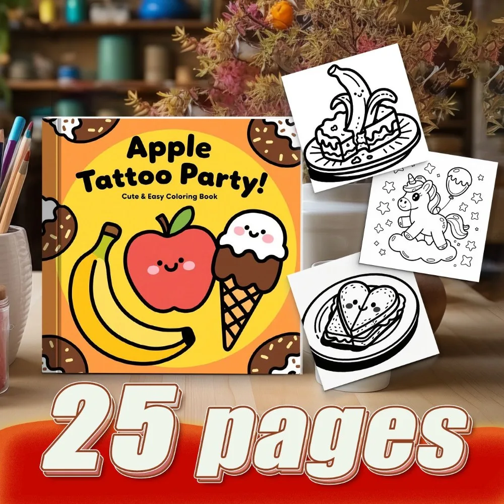 

Premium Graffiti Cartoon Coloring Book Decompression Hand Account DIY Thickened Paper No Penetration Vivid Patterns