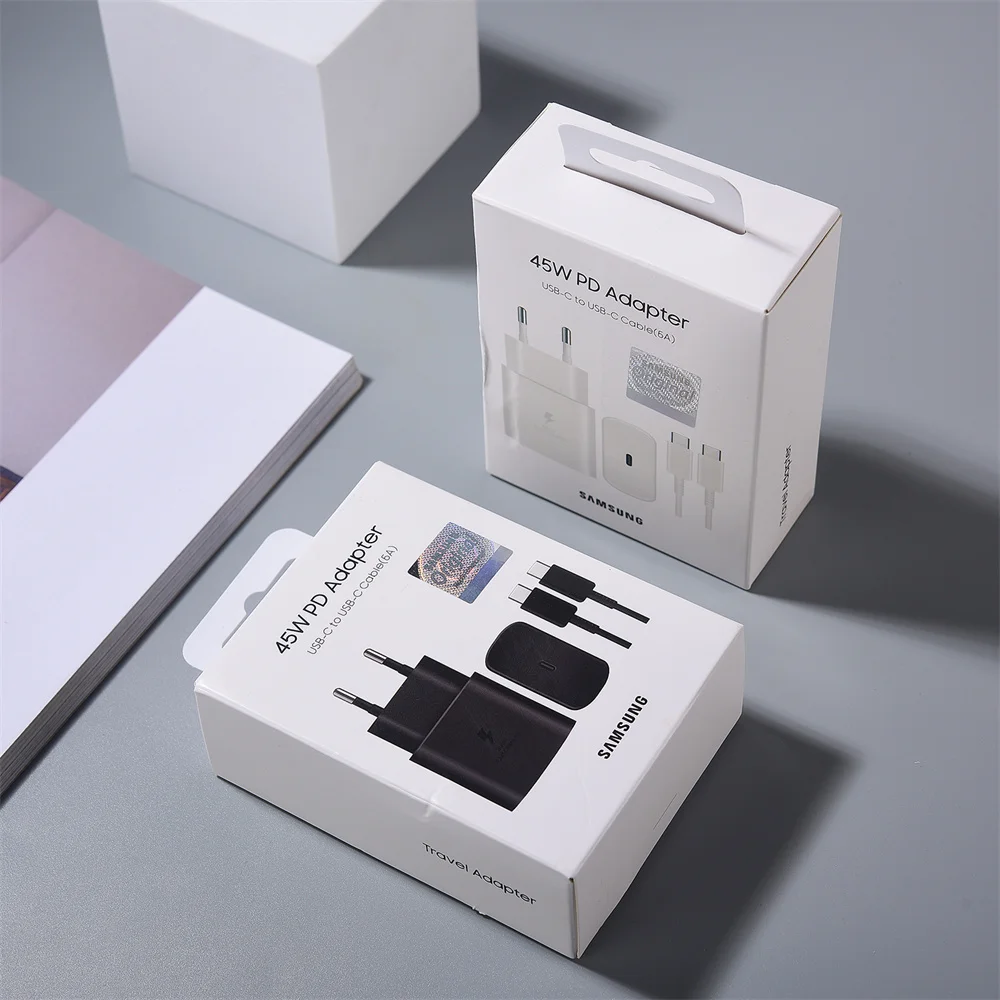 Samsung S23 S24 S25 Ultra Original Super Fast Charger 45w PD Quick Charge Adapter Type C For Galaxy ZFlip Fold 6 5 3 2 S21FE A56 - náhled 2
