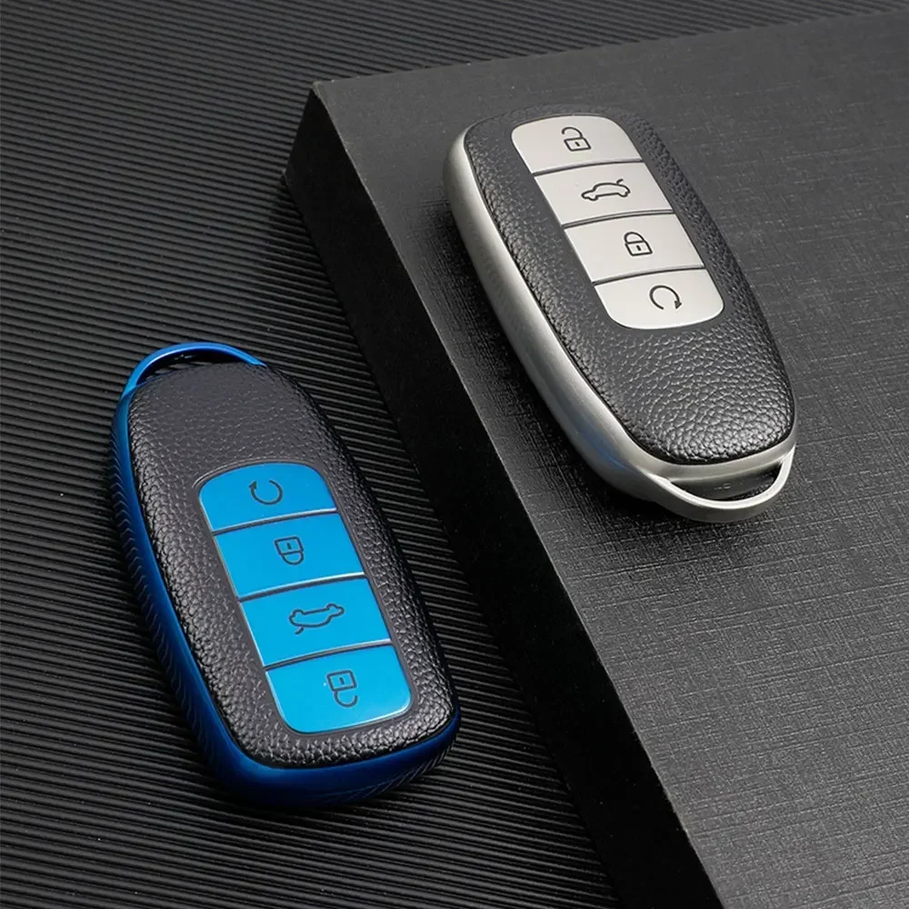 

1Pc Auto Accessories Car Smart Key Case Shell Car Keychain Protector Cover for Chery Tiggo 8 Pro Tiggo 8plus New 5 Plus 7pro