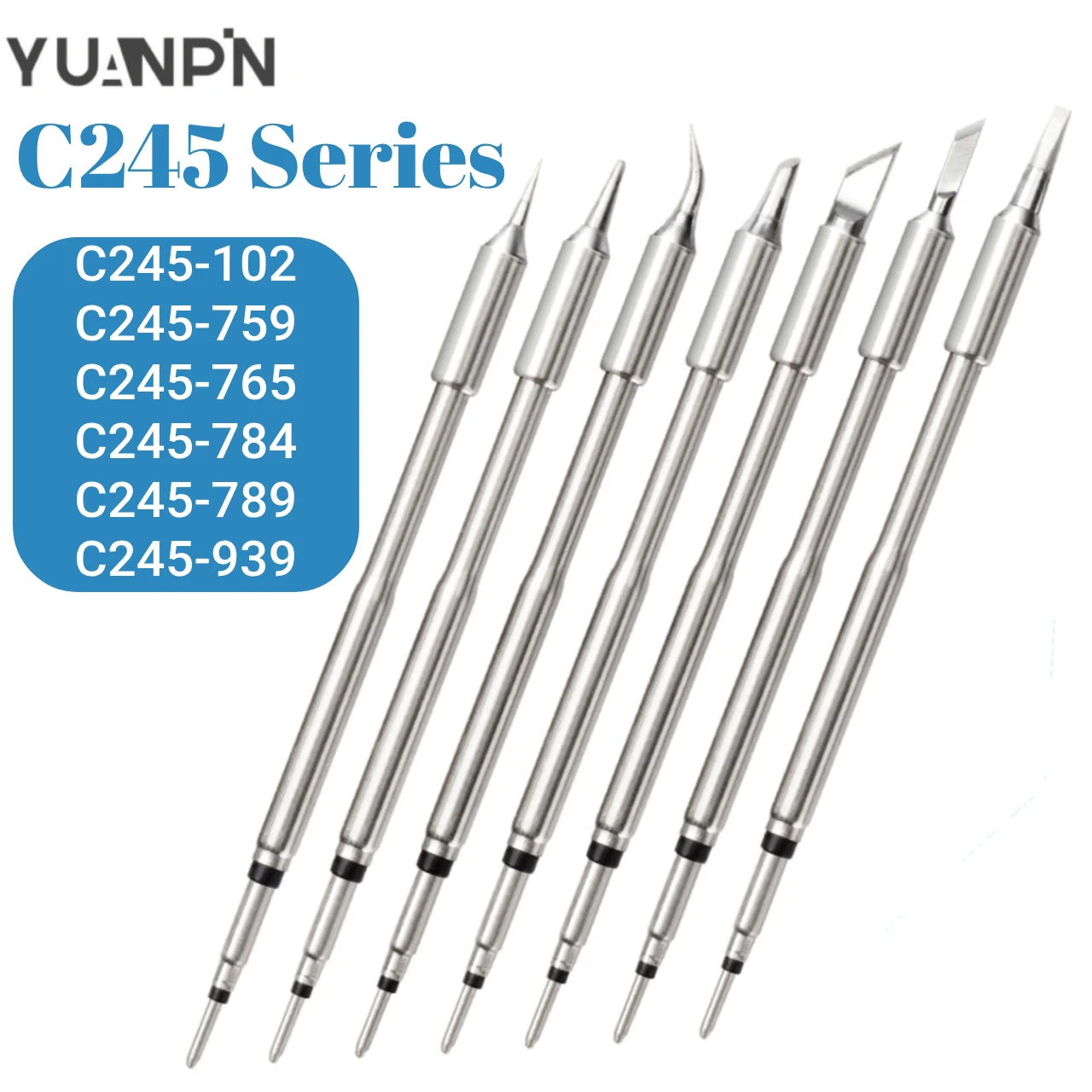 أطراف مكواة لحام YUANPIN JBC C245 Series C 245939 /789 أداة لحام خالية من الرصاص لمقبض محطة لحام CDB T245-A