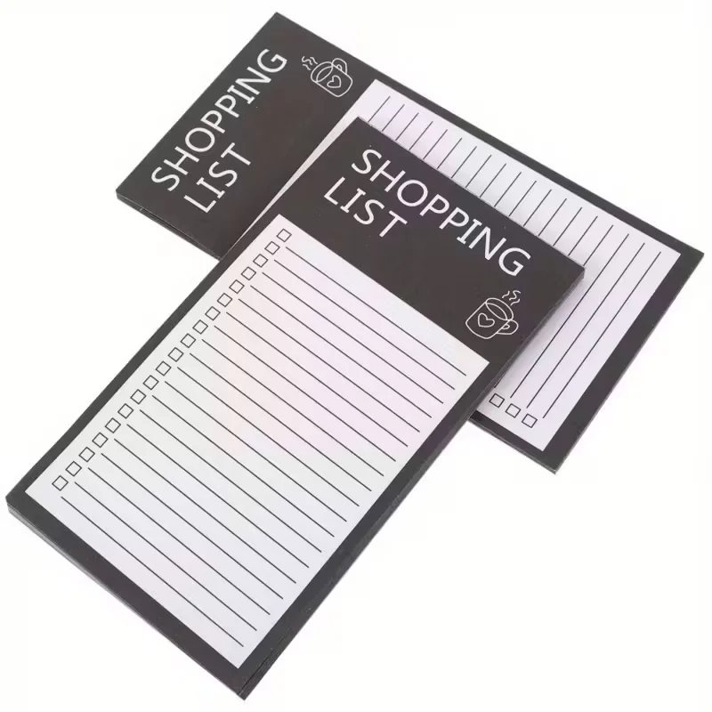 1pc Magnetic Grocery List Planning Pad-Notepad with Checkboxes-Ideal for Easy Shopping Planning,Modern Notepad，Magnetic Notepad