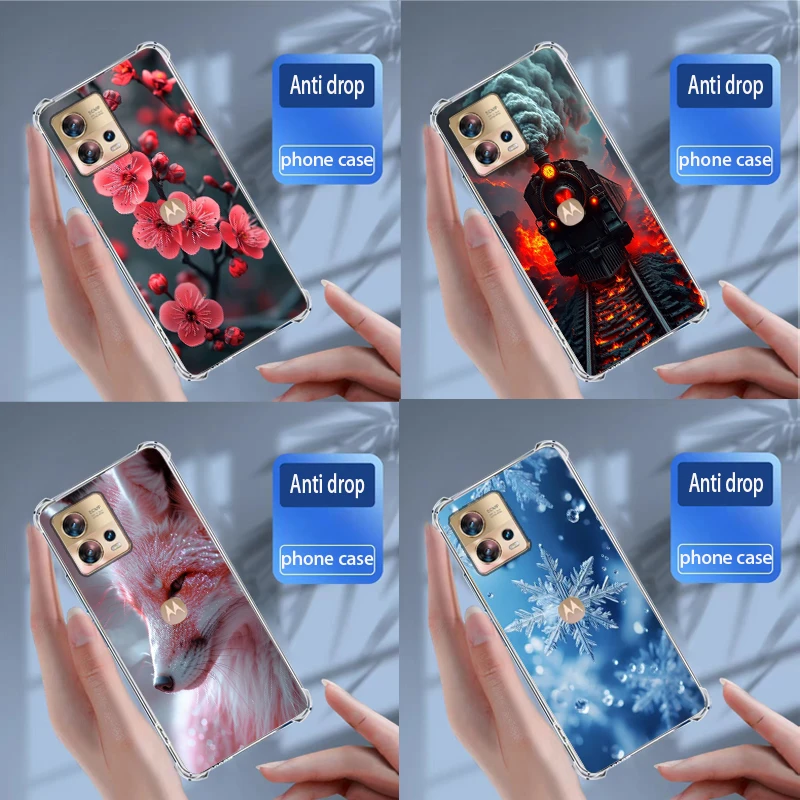 Cases For Motorola Moto Edge 30 Fusion 5G/S30 Pro 5G Cover Soft Silicone transparent TPU Phone Case Coque Capa Bumper