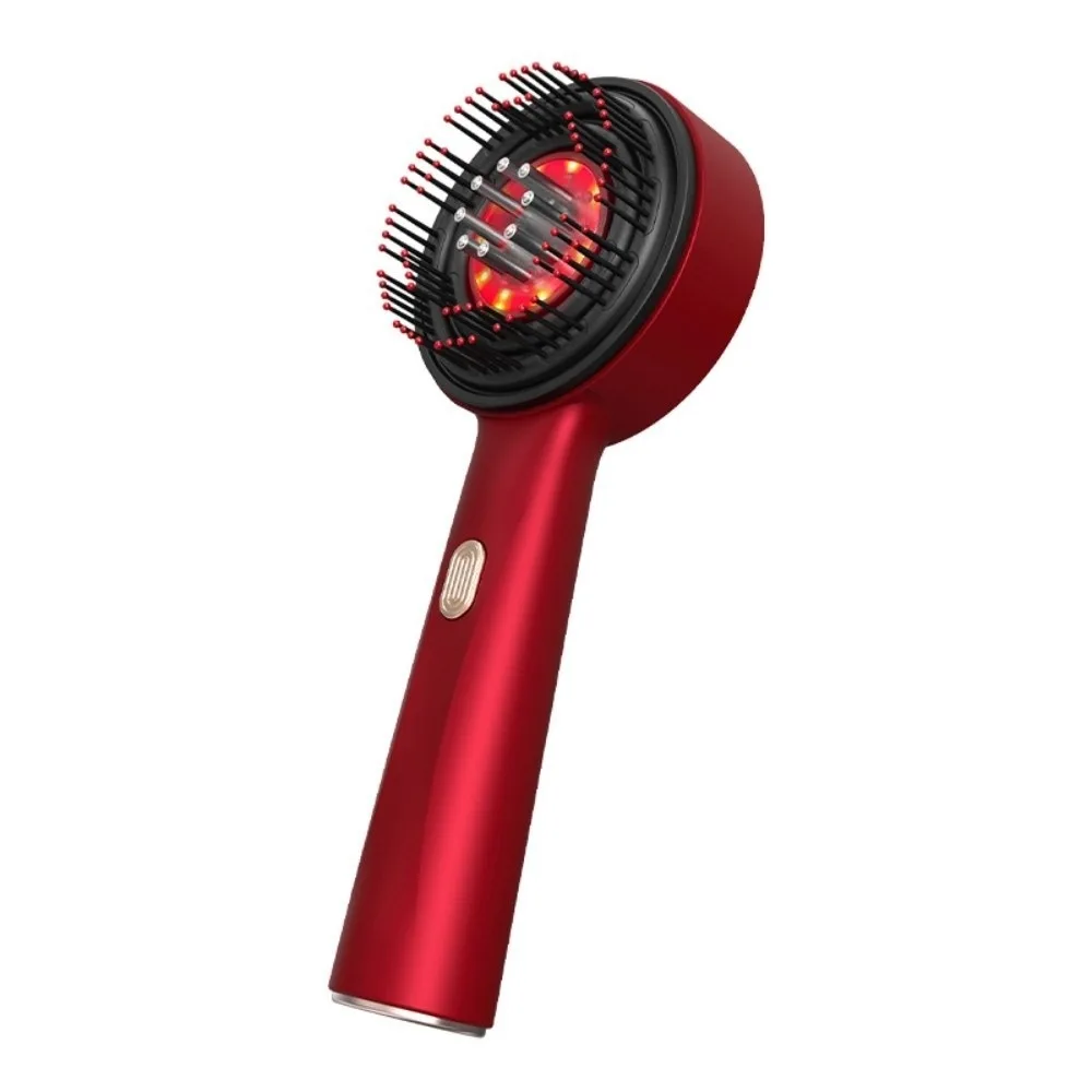 

Hair Electric Vibration Massage Comb Red Light Hair Growth Scalp Massaging Brush Hair Care Scalp Rela Red Light Hair Comb Spa