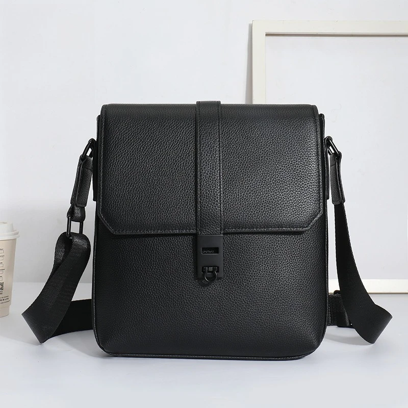 

Shoulder Crossbody Bag Men's Shoulder Bag Cowhide Men's Bag Crossbody Bag Business Briefcase Casual Men's Backpack