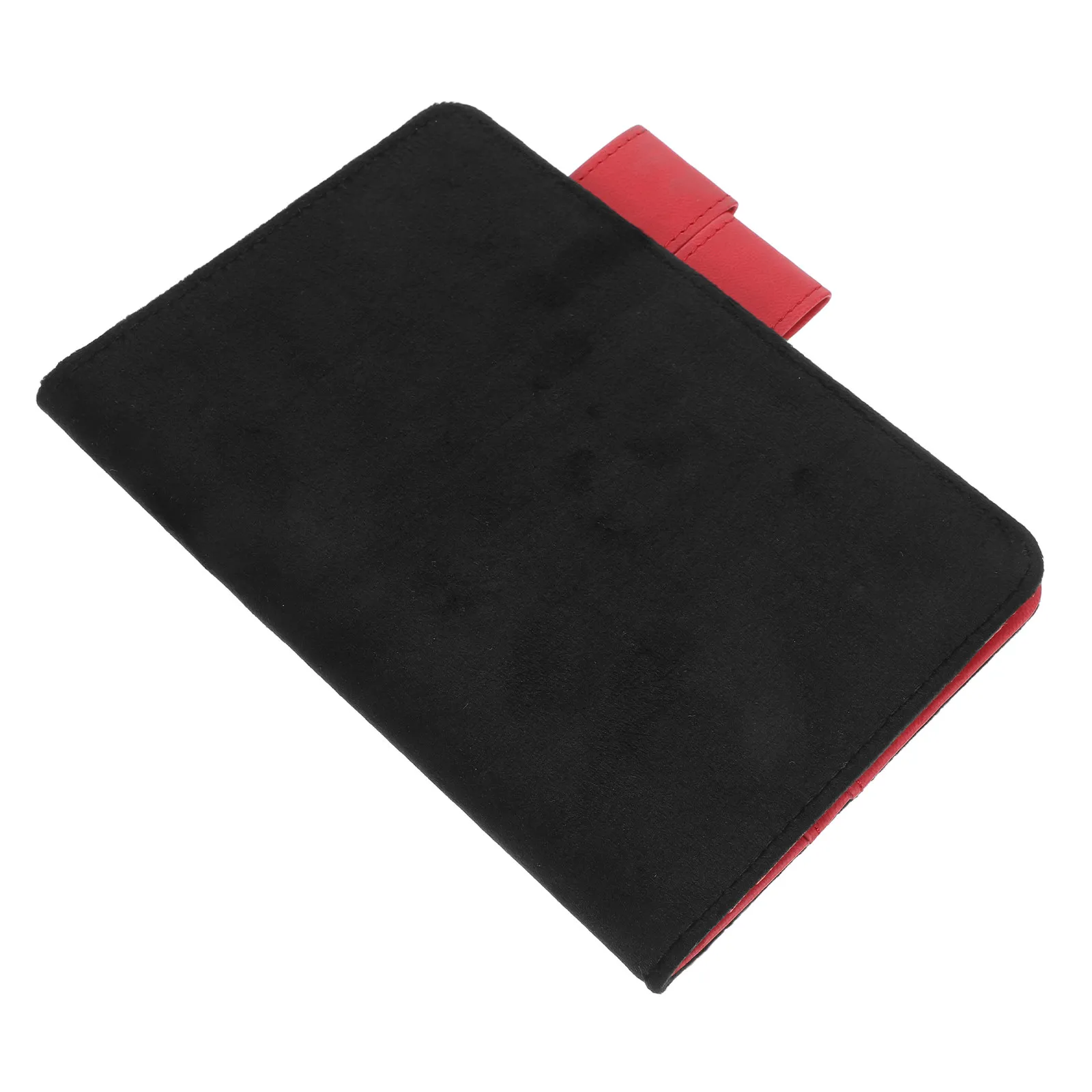 A6 Notebook Cover Fabric PU Journal Protector Planner Shell Pen Loop Card Slot Inner Pocket Portable Organizer Note Taking