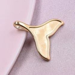 10Pcs/Lot Colour Mermaid Tail Fashion Pendant Making Supplies Charms Stainless Steel Connector Diy Accessories Necklace Jewelry