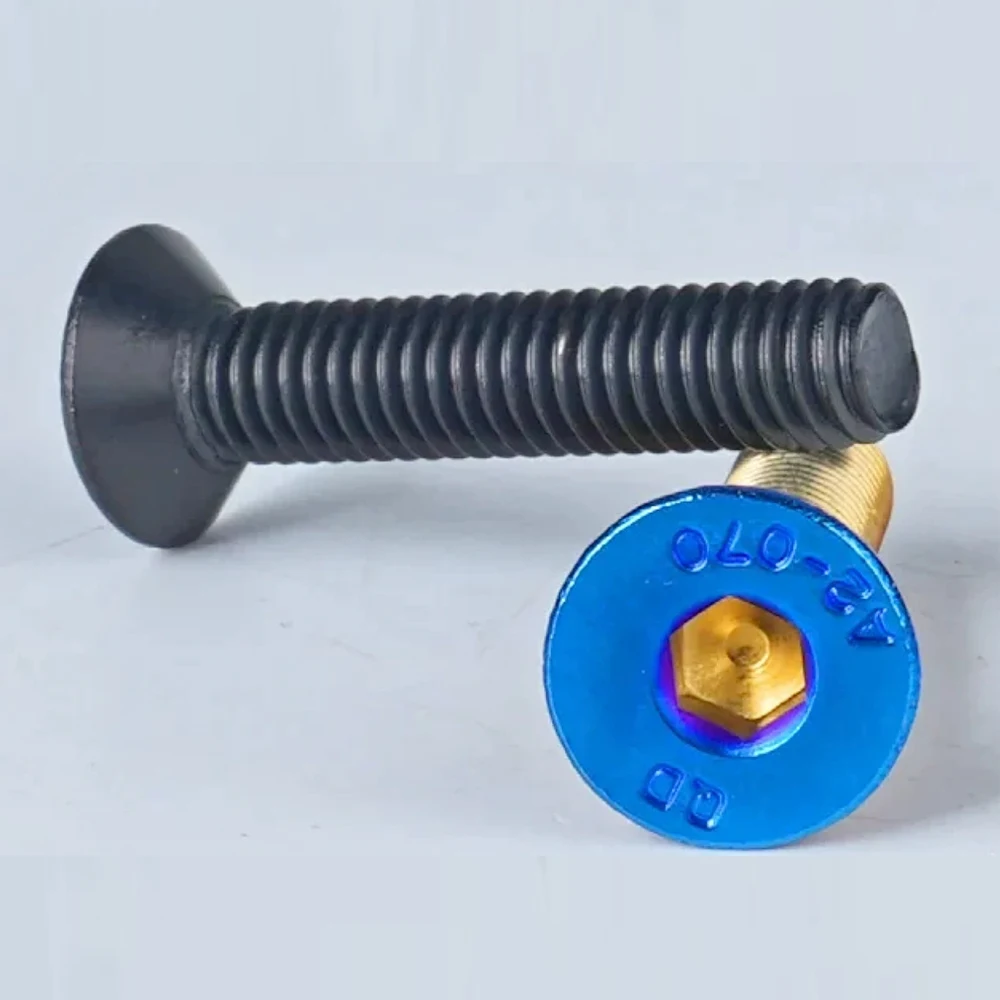 Beicai M3 M4 M5 M6 DIN7991 Hex Socket Countersunk Head Screws SUS304 Stainless Steel Allen Key Bolts PVD 4 Colors Available