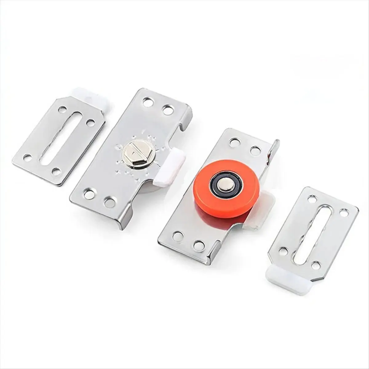 AA77 NEW Door Pulley Metal Sliding Cabinet Guide Wheel Slide Rail Roller Glass Roller Window