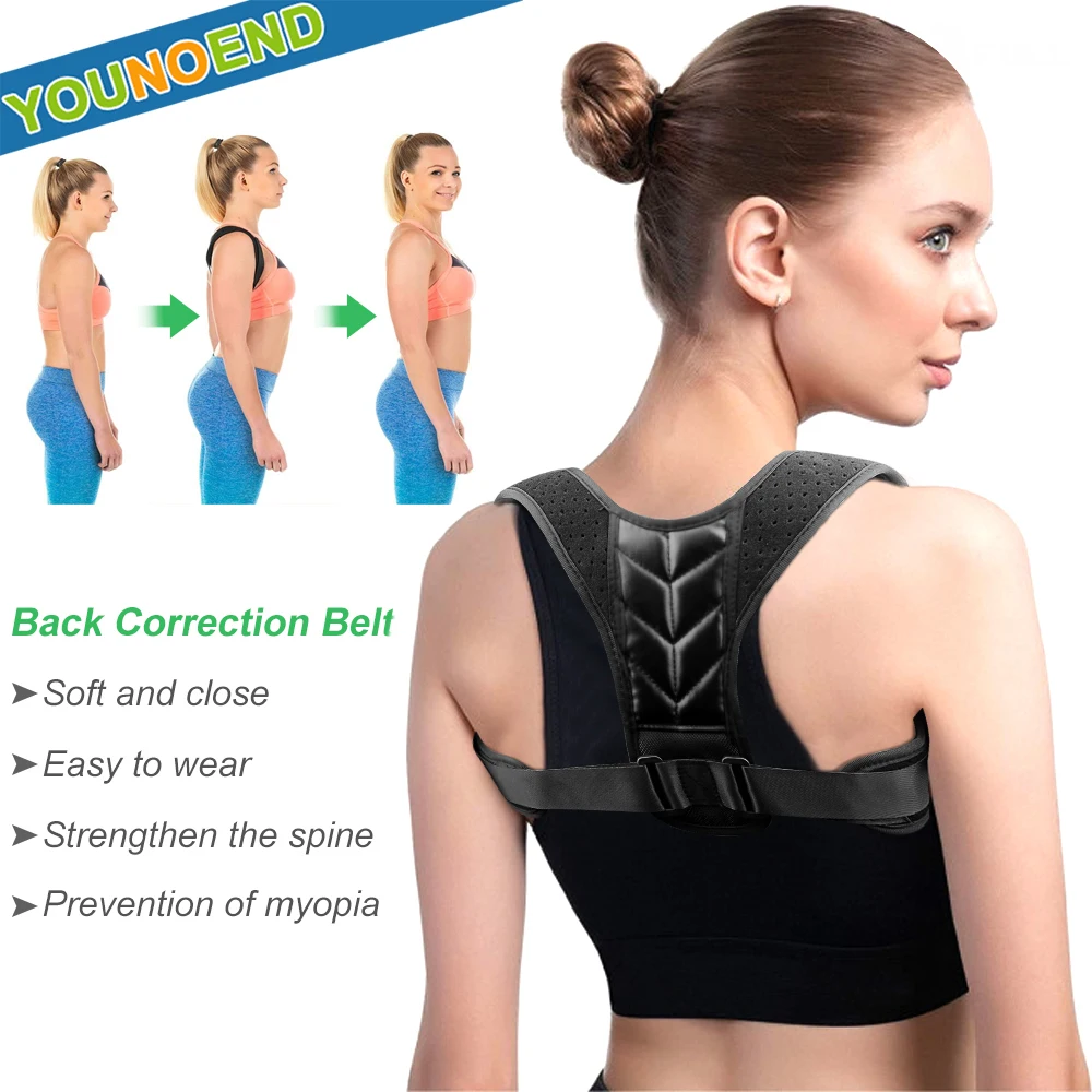 Back Posture Corrector Adjustable Neck Brace Training Equipment for Man Woman Postura Shoulder Back Support Correction Belt