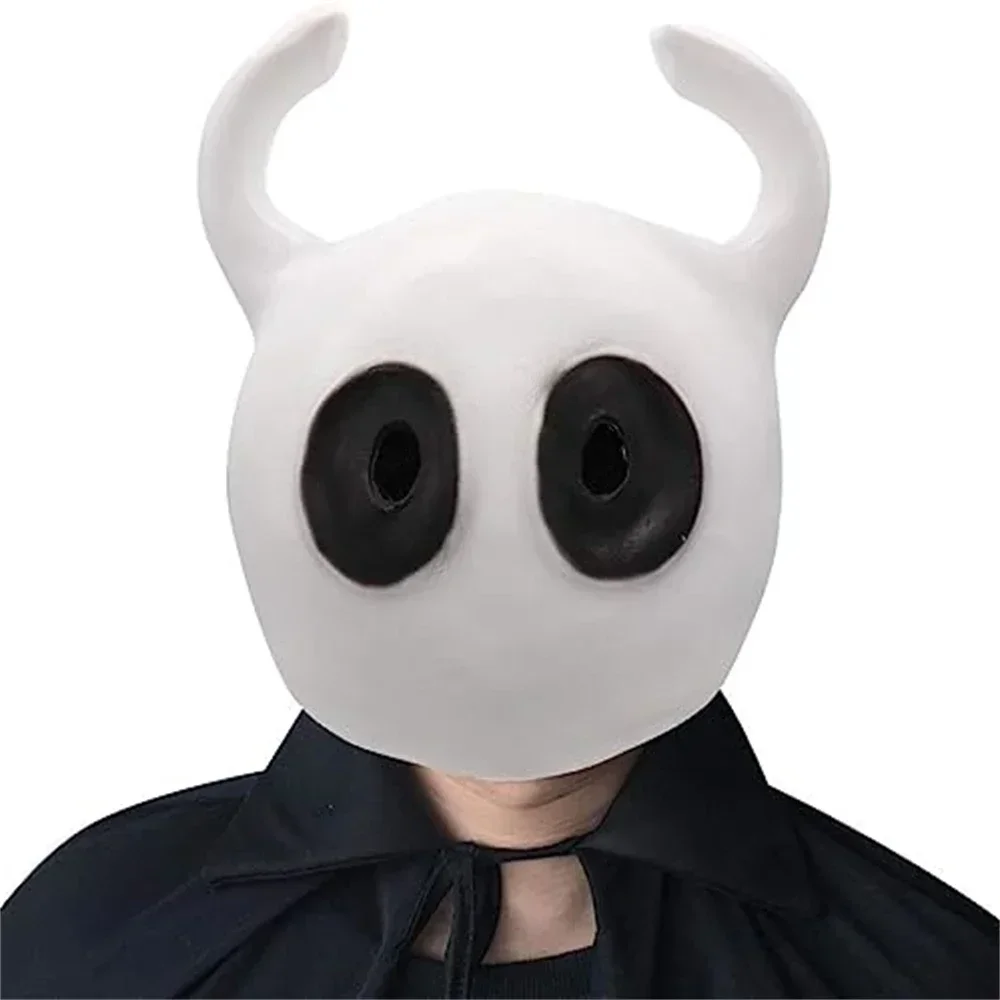 

Hollow Knight Party Mask Game Cosplay Realistic Latex Mask Halloween Novelty Lovely Costume Helmet Adventure Dress Up