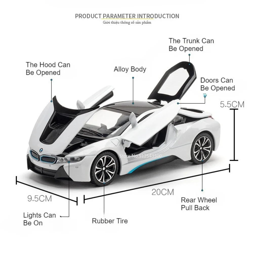 1:22 Z4 i8 Roadster modèle jouet voiture roue direction musique lumière retirer Absorption des chocs voitures de sport modèles passe-temps ornements