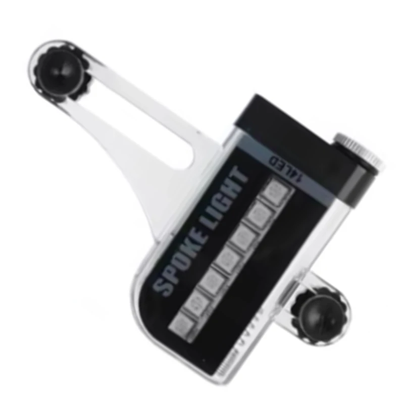 N15R-14 RGB LED Bike Wheel Spoke Light Bicycle Warning Lights Waterproof LED Neon Bike Tyre Light Bicycle Rim Decor