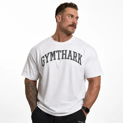 CBUM Graphic Gymthark DTNK2301 T-Shirt GYM Graphic Cotton Tee Printing High-end Luxury Unisex Style Both of Men and Women