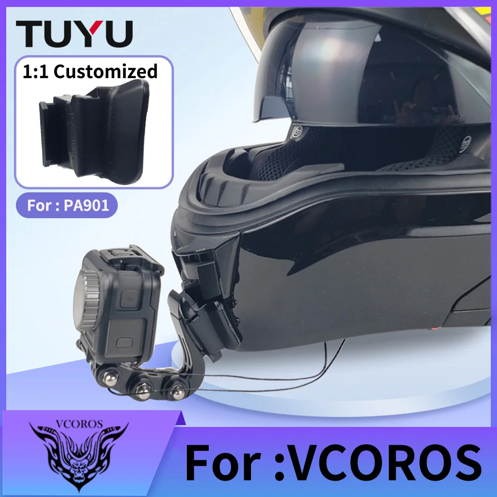 

Для мотоциклетного шлема VCOROS PA 901, Алюминиевое Крепление для шлема GoPro Hero11 10 Insta360OneX3 X2 RS, аксессуары