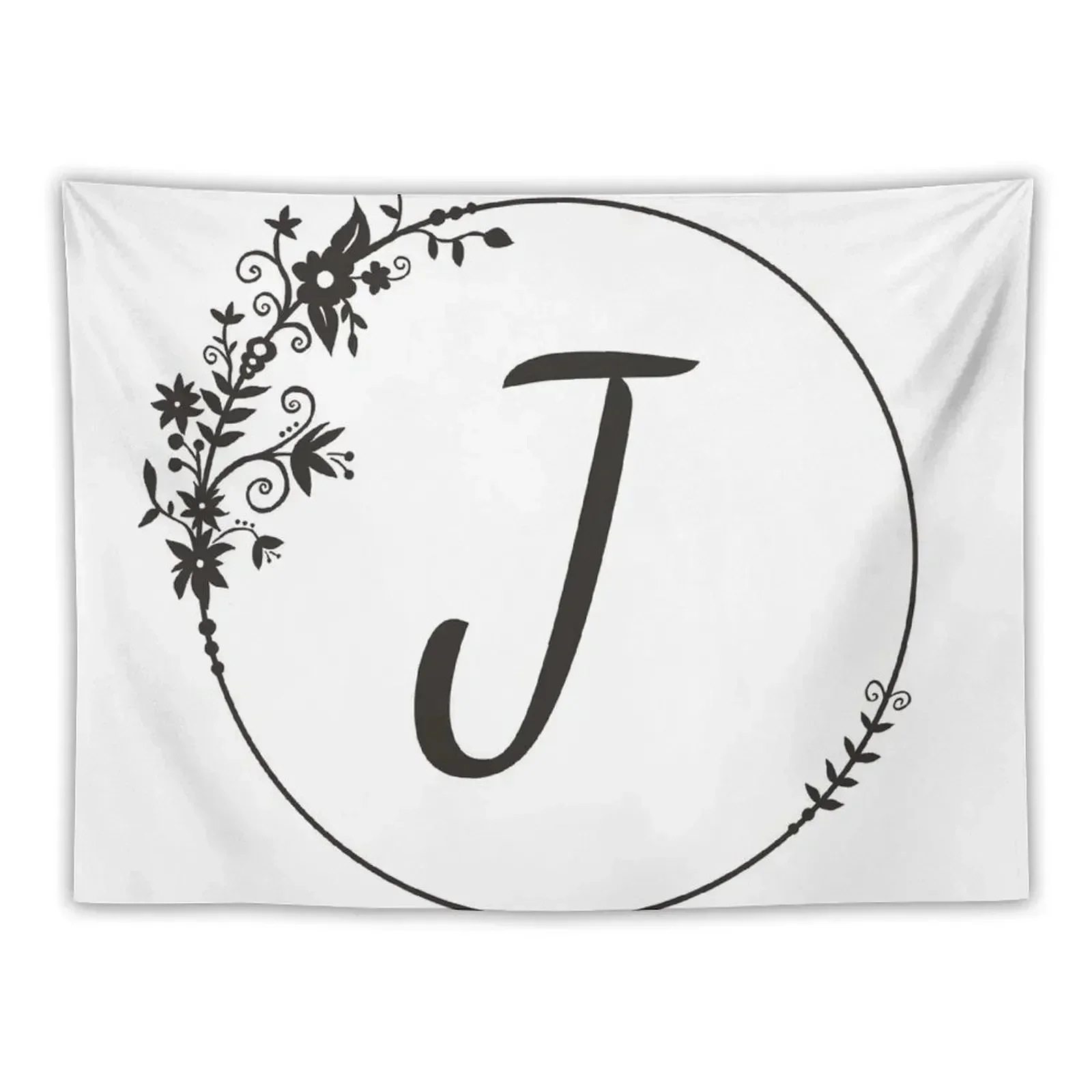 Initial Letter J Tapestry Decoration Room Decoration Pictures Room Wall Room Decor Aesthetic Carpet Wall Tapestry