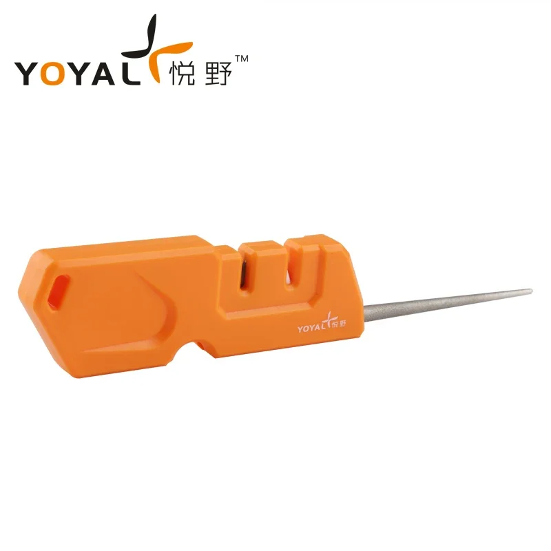 Portable Knife Sharpeners Stainless Steel Folding Knife Sharpening for Outdoor Pocket Knives Equipment Yoyal TY1055