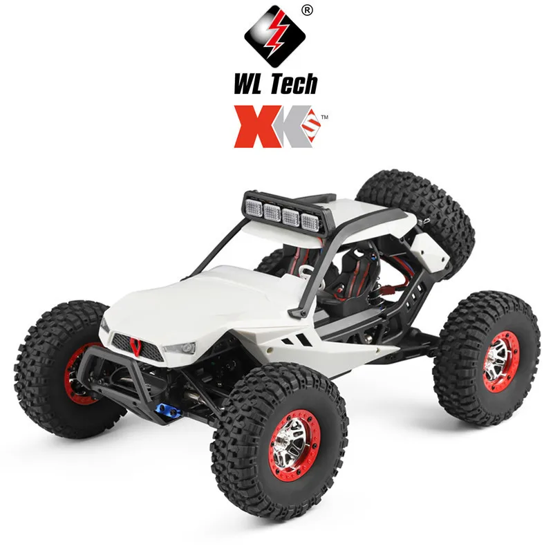WL Tech XK 12429 Remote Control 4WD Big Foot High Speed Off Road Rock Climbing Crawler Racing Car Model For Outdoor Hobby